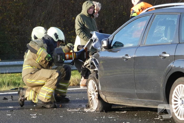 Ongeval tussen meerdere voertuigen