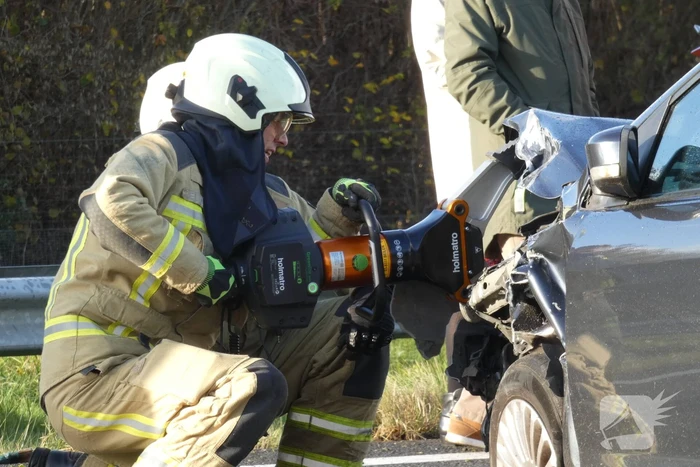 Ongeval tussen meerdere voertuigen