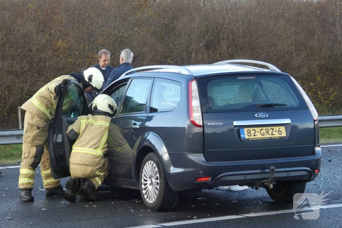 Ongeval tussen meerdere voertuigen