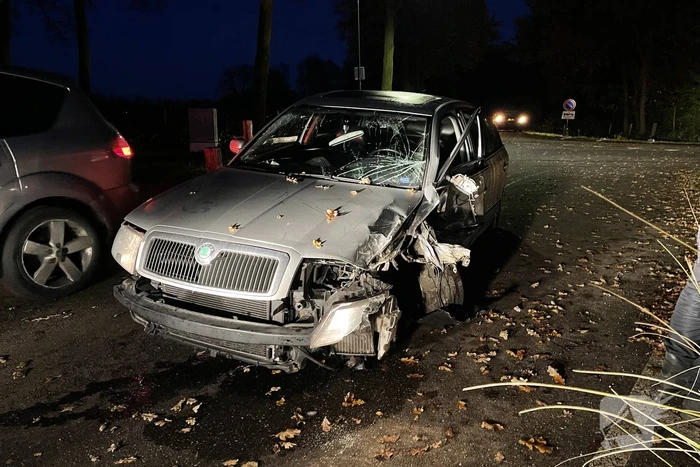 Personenauto's total-loss door frontale botsing