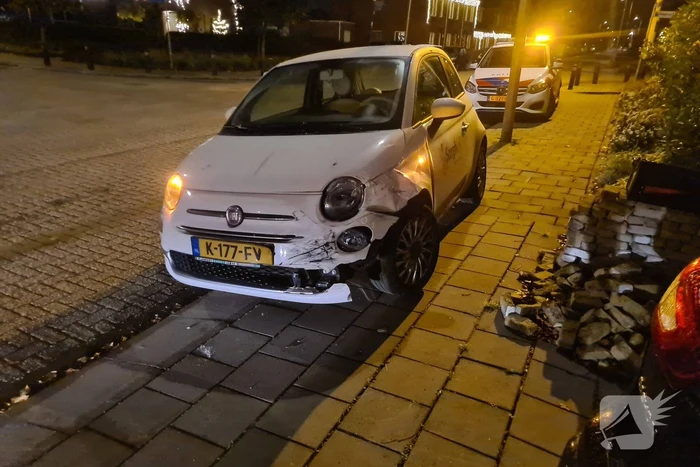 Schade aan personenauto's door botsing