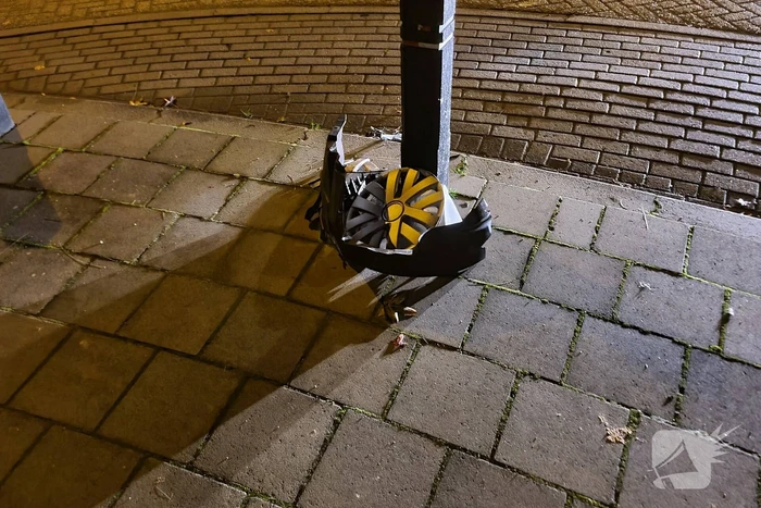 Schade aan personenauto's door botsing