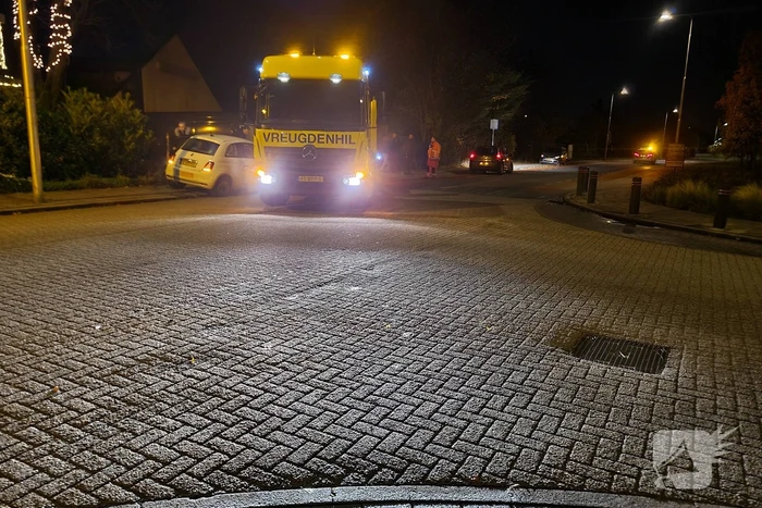 Schade aan personenauto's door botsing