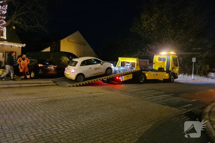 Schade aan personenauto's door botsing