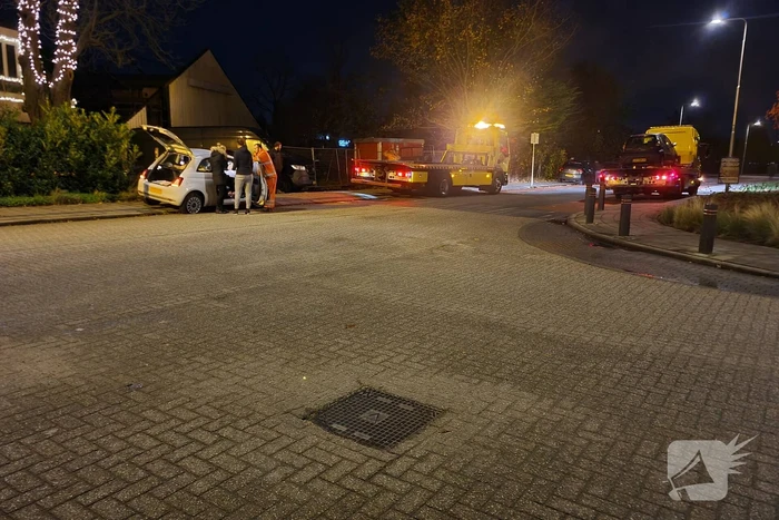 Schade aan personenauto's door botsing