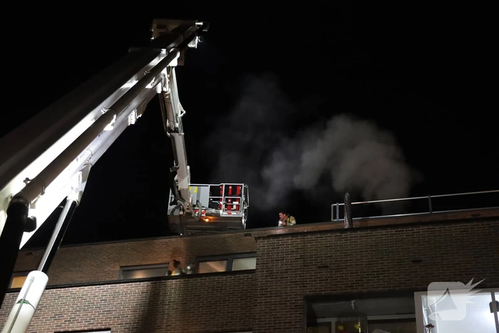Veel rookontwikkeling bij keukenbrand