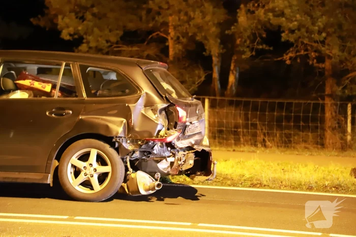 Gewonde door kop-staart botsing