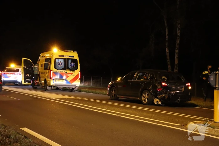 Gewonde door kop-staart botsing