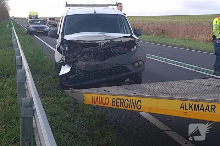 Schade na kop-staart botsing