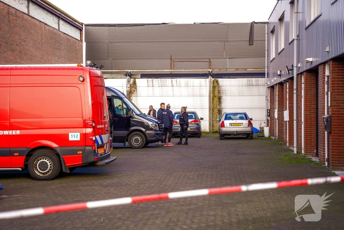 Verdachte stoffen aangetroffen in bedrijfspand