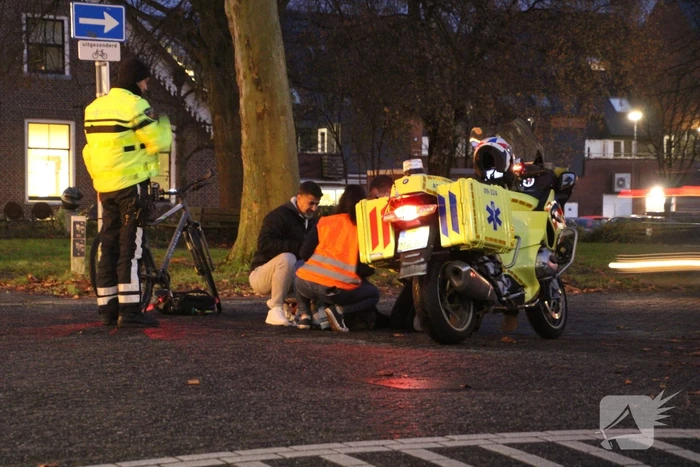 Verkeershinder door ongeval op kruising