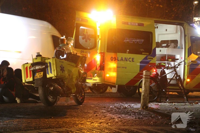 Verkeershinder door ongeval op kruising