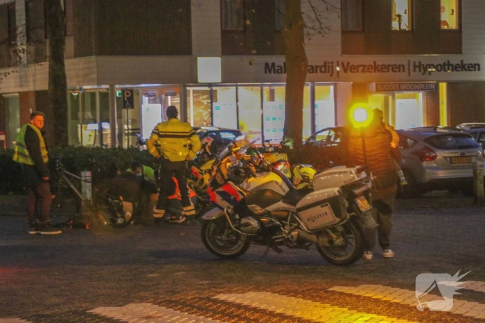 Verkeershinder door ongeval op kruising