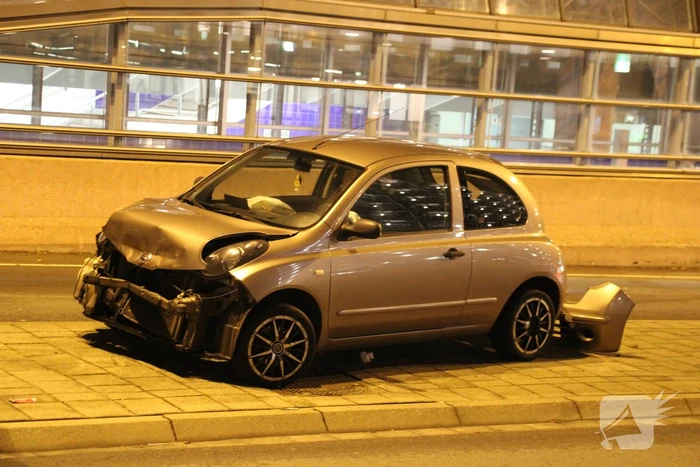 Veel schade aan auto na botsing