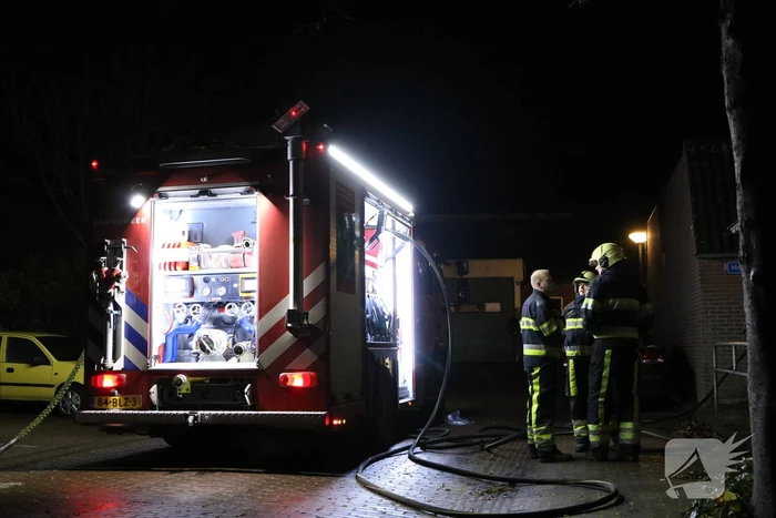 Veel rookontwikkeling door brand in woning