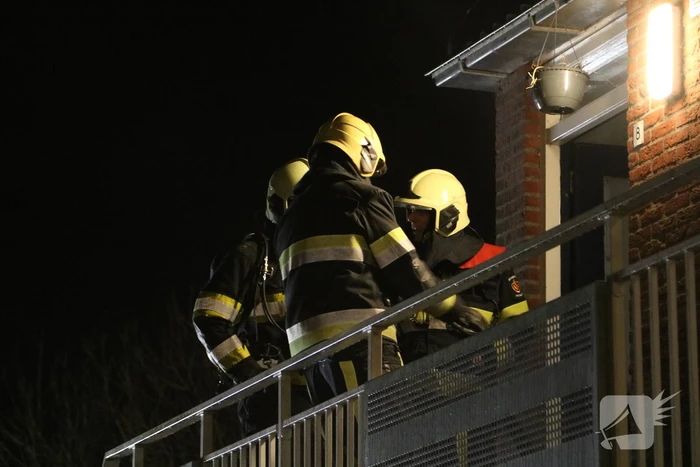 Veel rookontwikkeling door brand in woning