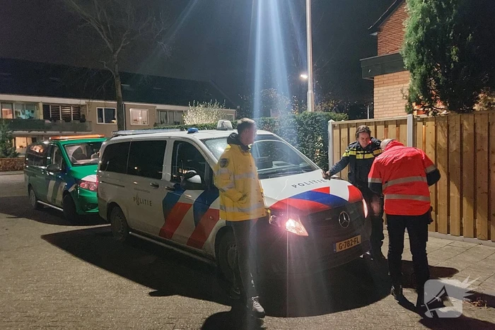 Diesellucht door brandstoflekkage in vrachtwagen