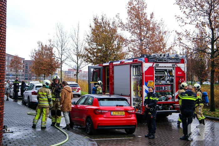 Keukenapparatuur vat vlam