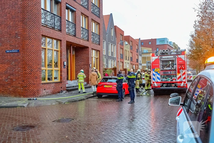 Keukenapparatuur vat vlam