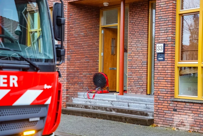 Keukenapparatuur vat vlam