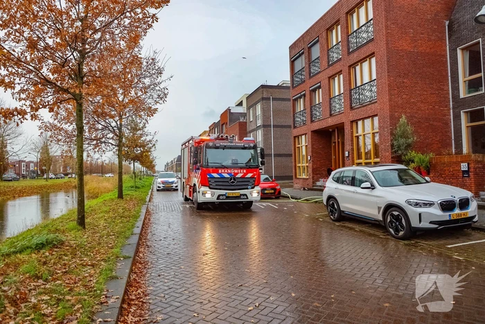 Keukenapparatuur vat vlam