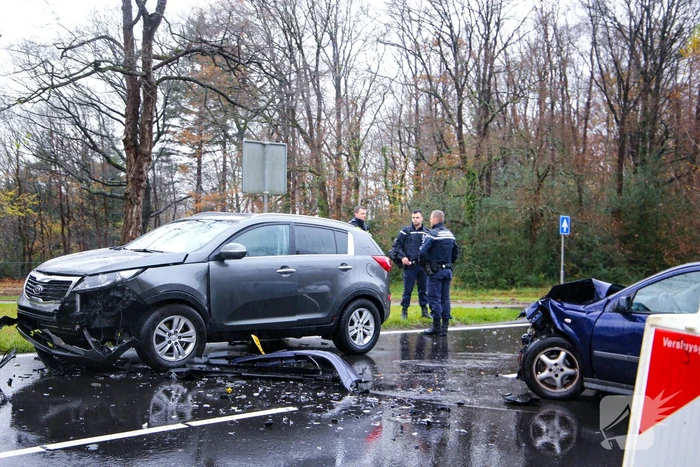 Vier personen gewond bij ongeval
