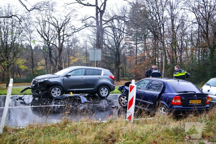 Vier personen gewond bij ongeval