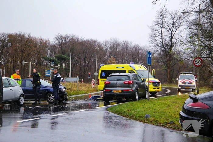 Vier personen gewond bij ongeval