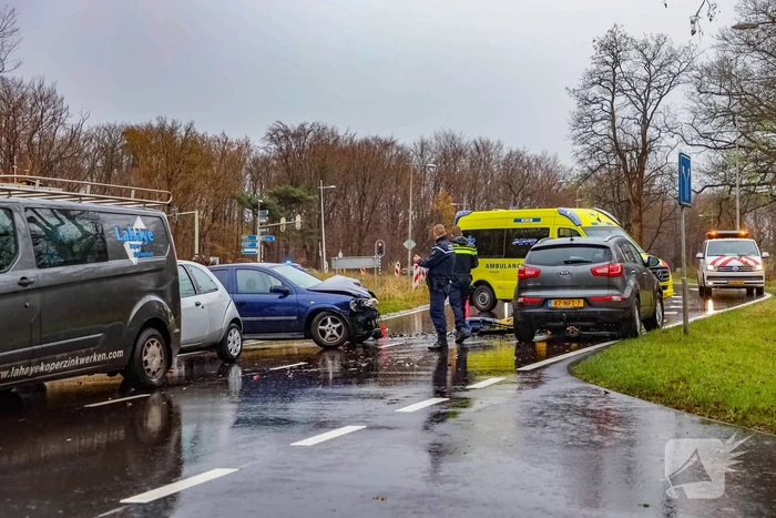 Vier personen gewond bij ongeval