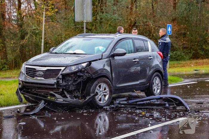 Vier personen gewond bij ongeval