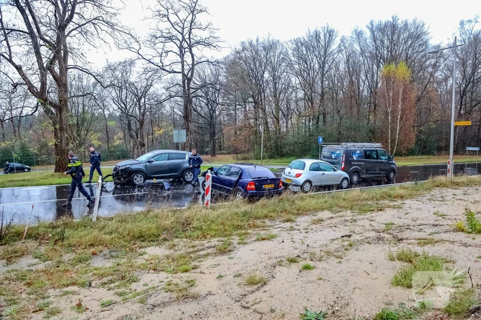 Vier personen gewond bij ongeval