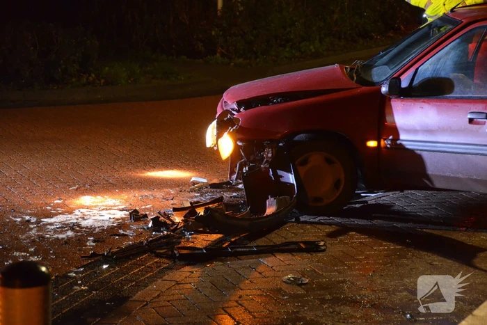 Schade aan personenauto's door ongeval