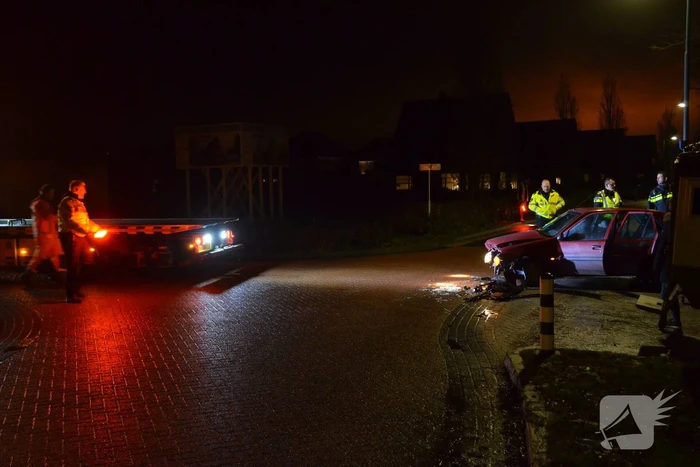 Schade aan personenauto's door ongeval