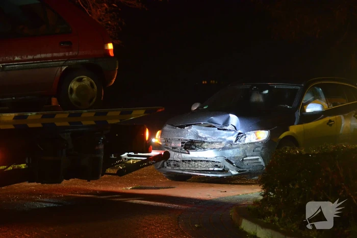 Schade aan personenauto's door ongeval