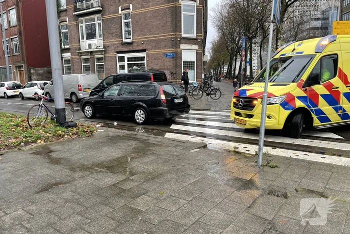 Ongeval tussen auto en fietser