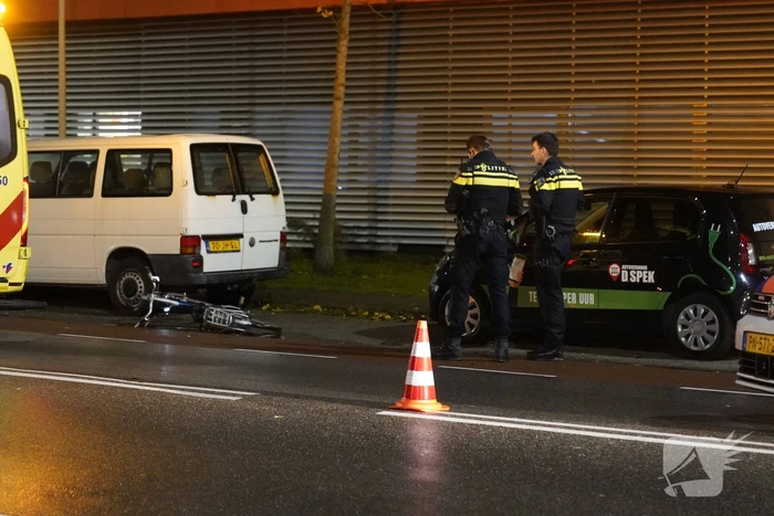 Fietsster gewond bij aanrijding