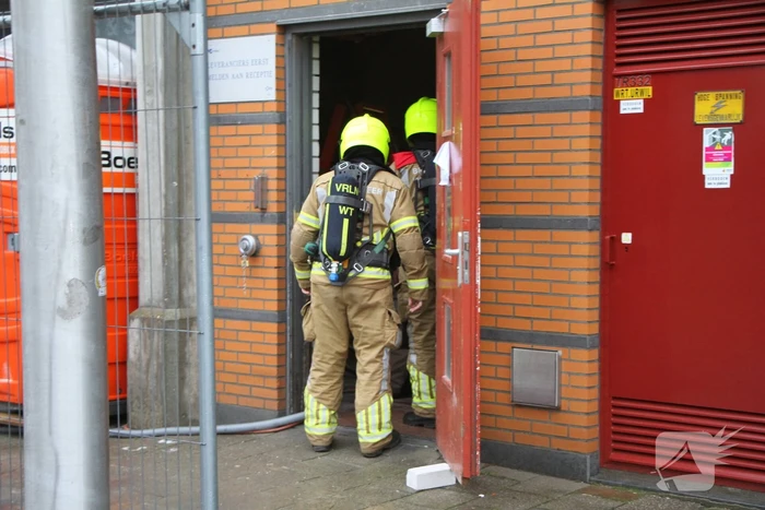 Gasleiding geraakt bij werkzaamheden in parkeergarage