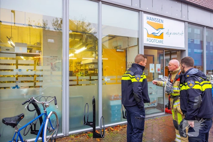 Brand in winkel van Hanssen footcare