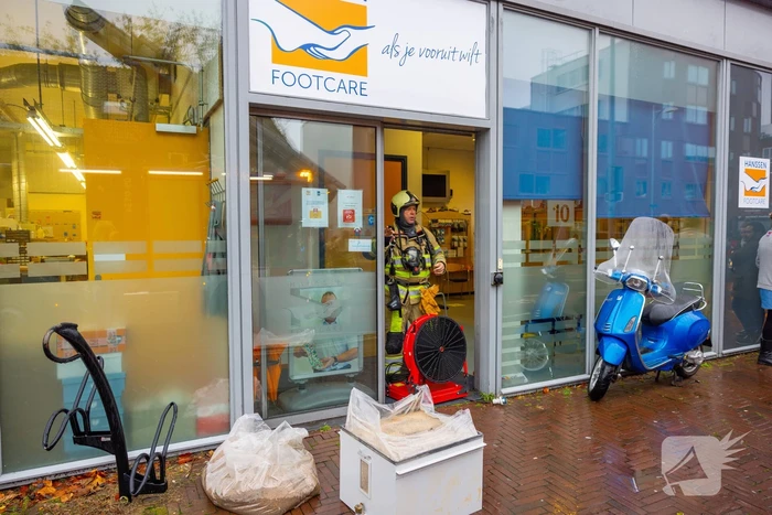 Brand in winkel van Hanssen footcare