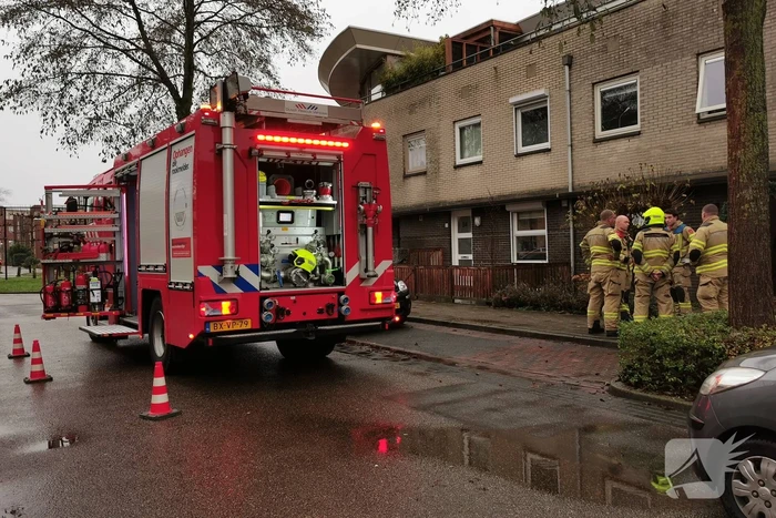 CV-koppeling losgeschoten in woning