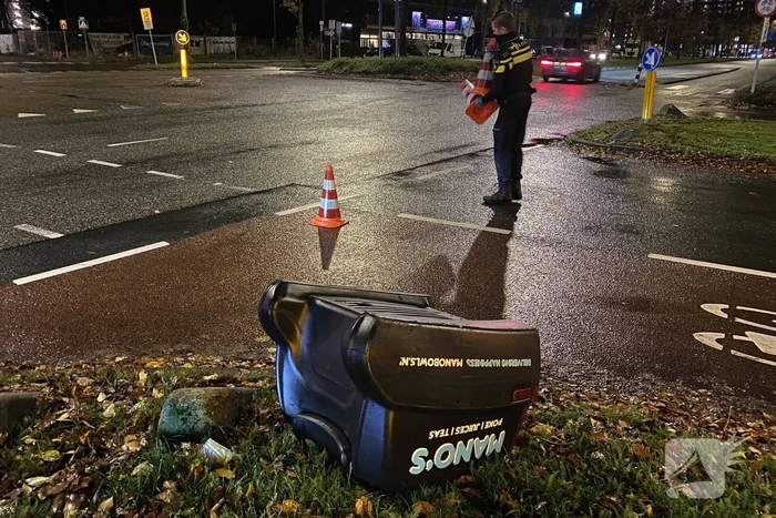 Maaltijdbezorger gewond bij aanrijding