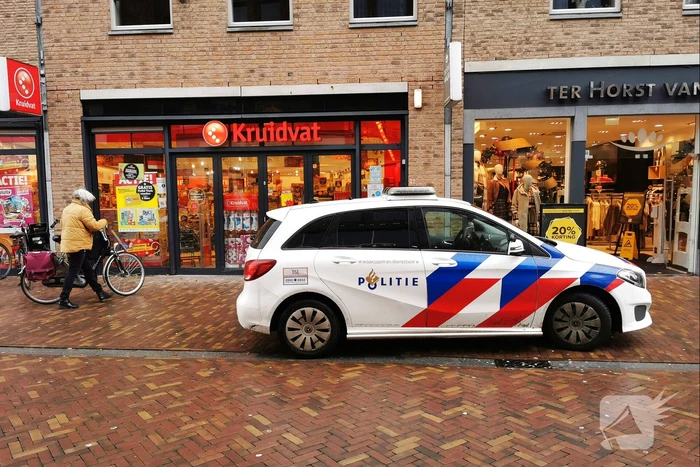 Politie onderzoekt overval op het Kruidvat