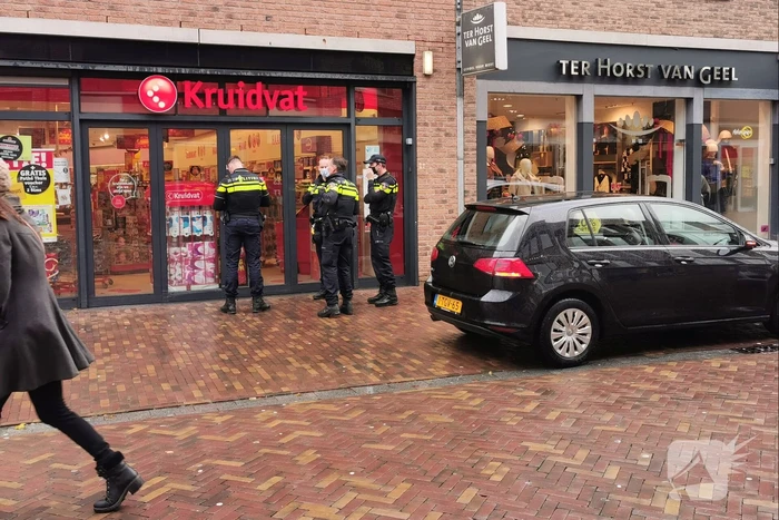 Politie onderzoekt overval op het Kruidvat