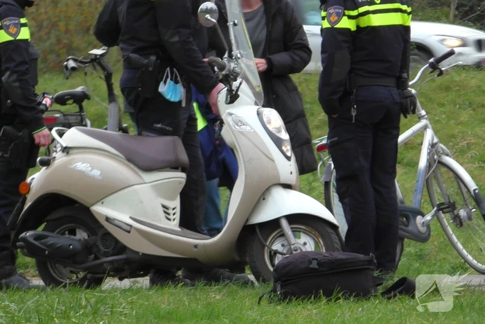 Ongeval tussen fiets en snorscooter