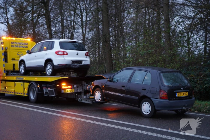 Botsing tussen twee voertuigen