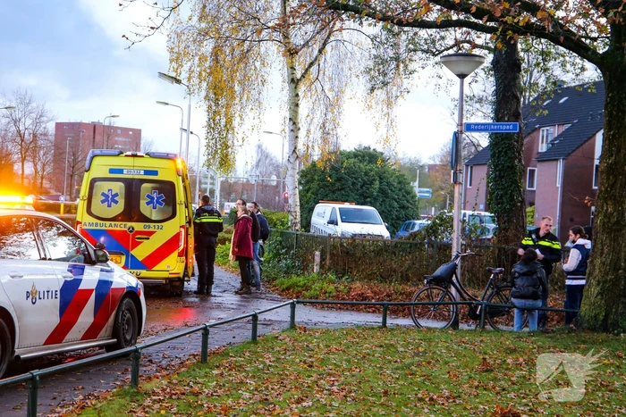 Schade na botsing met fietsster