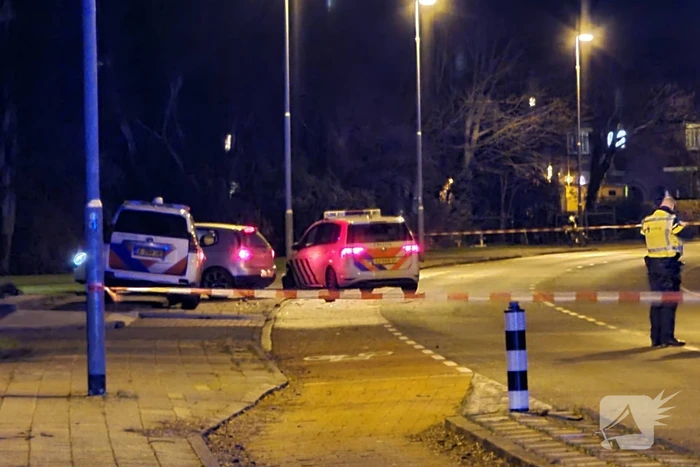 Auto klemgereden na achtervolging