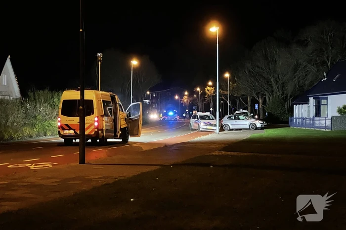 Auto klemgereden na achtervolging