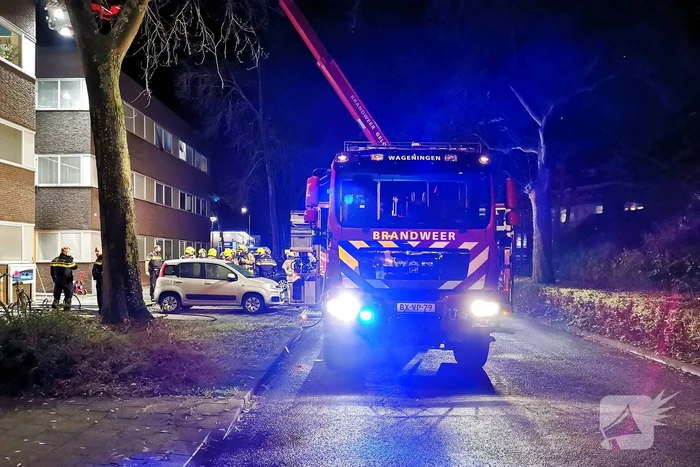 Veel rook bij brand in appartementencomplex