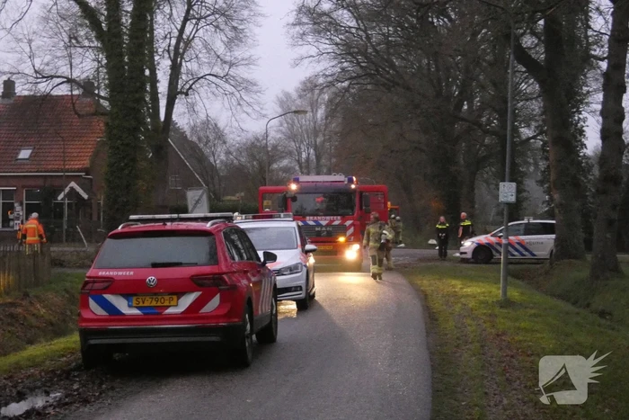 Hulpdiensten ingezet voor woningbrand
